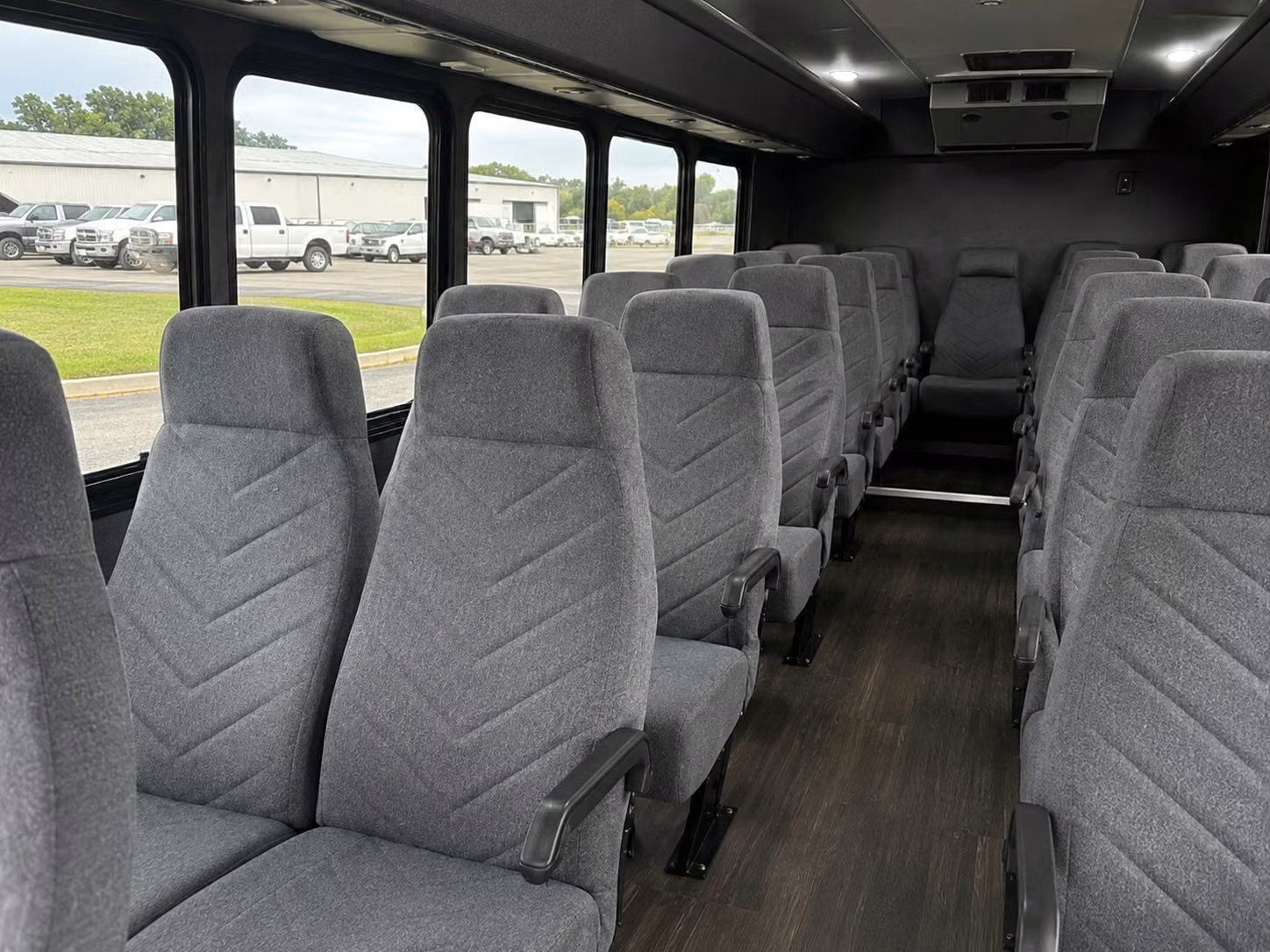 15 passenger minibus interior