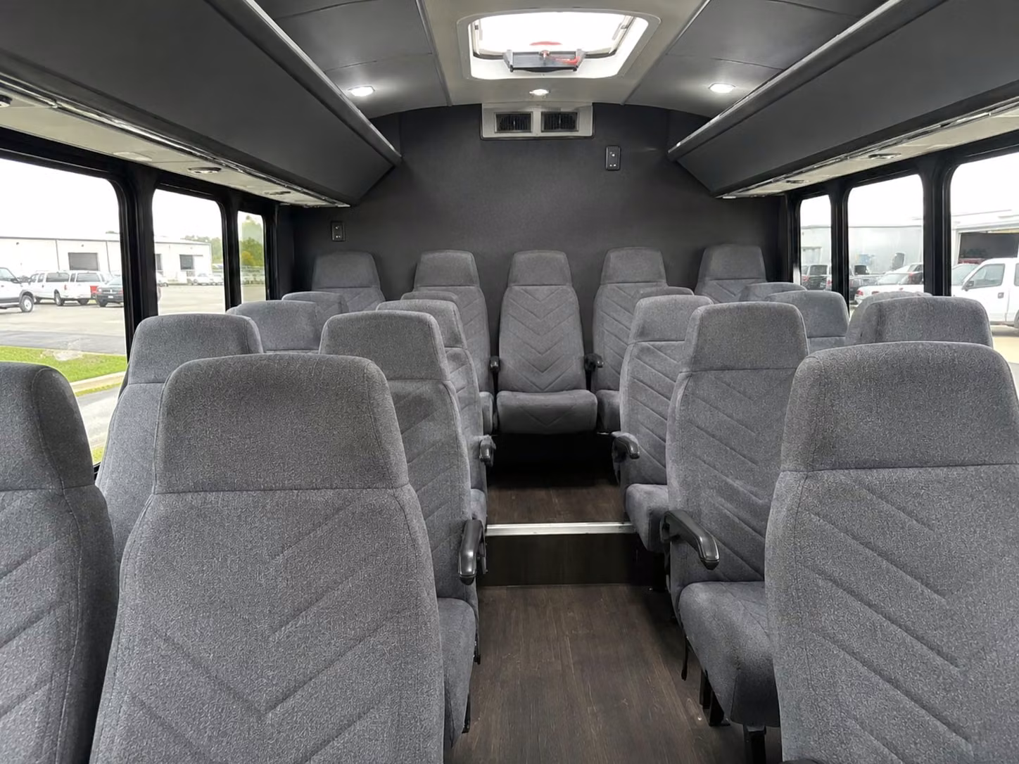 18 passenger minibus inside