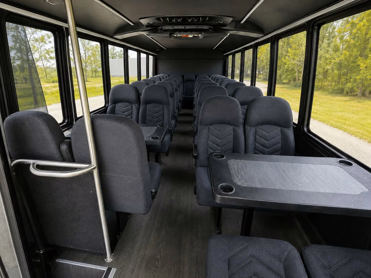 18 passenger minibus interior