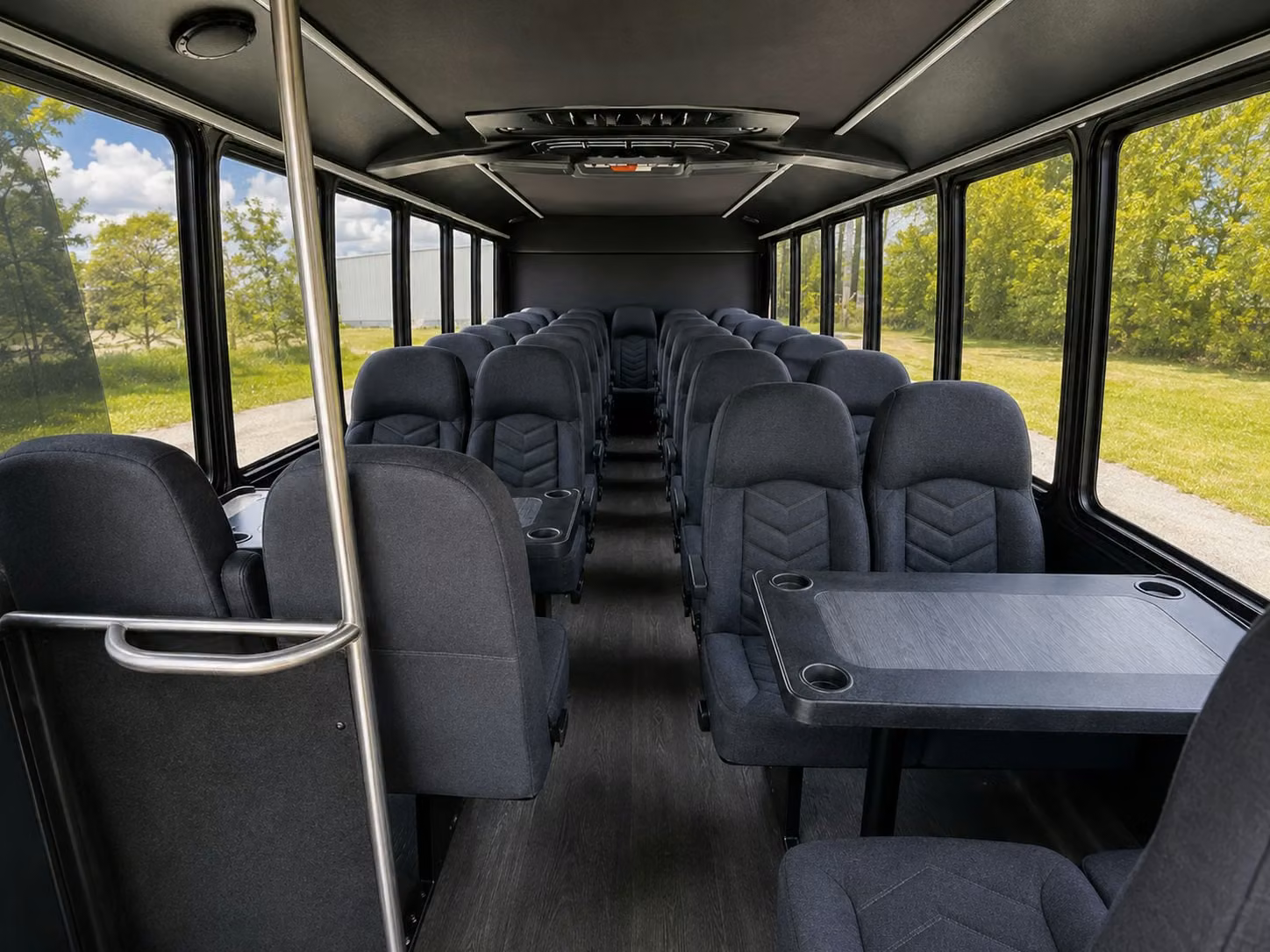 20 passenger minibus inside