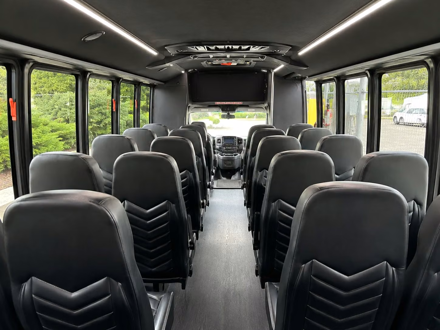20 passenger minibus interior