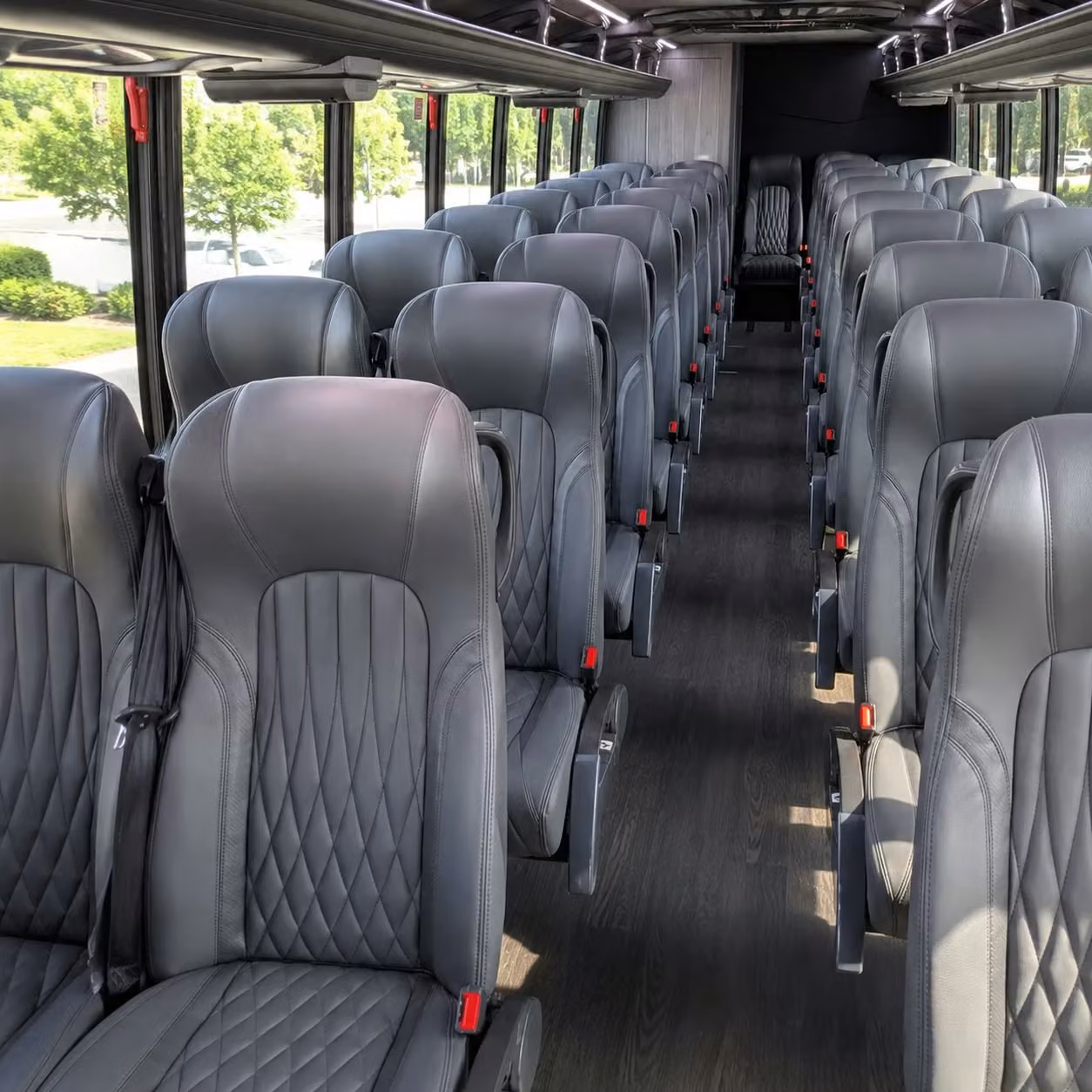 25 passenger minibus inside