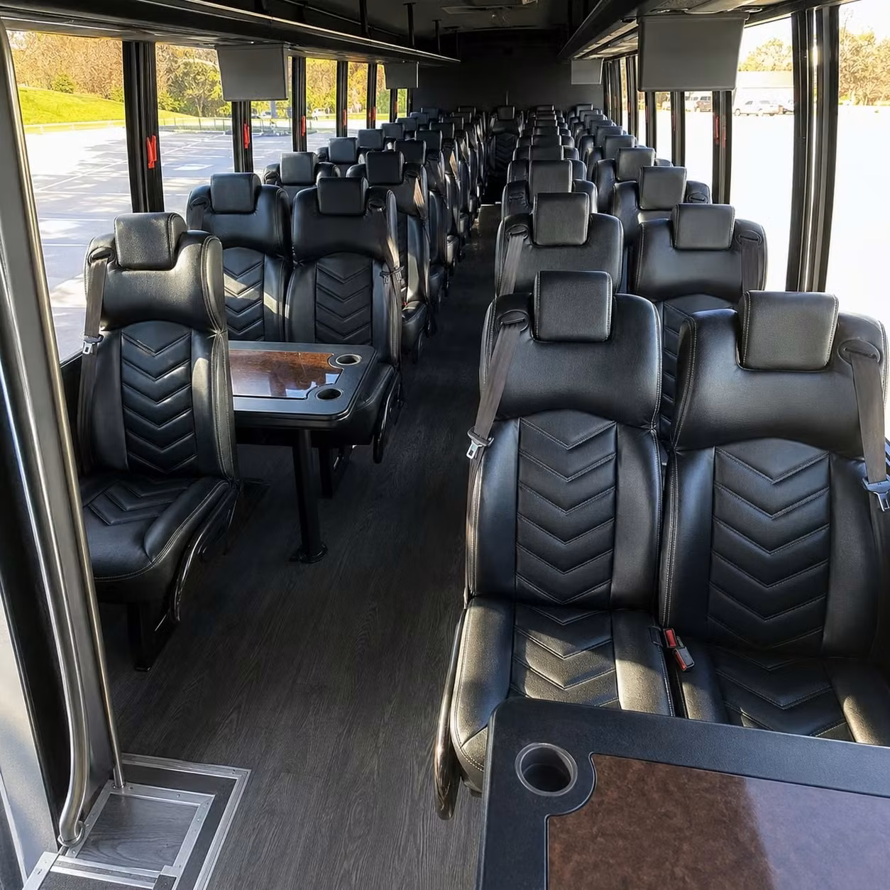 25 passenger minibus interior