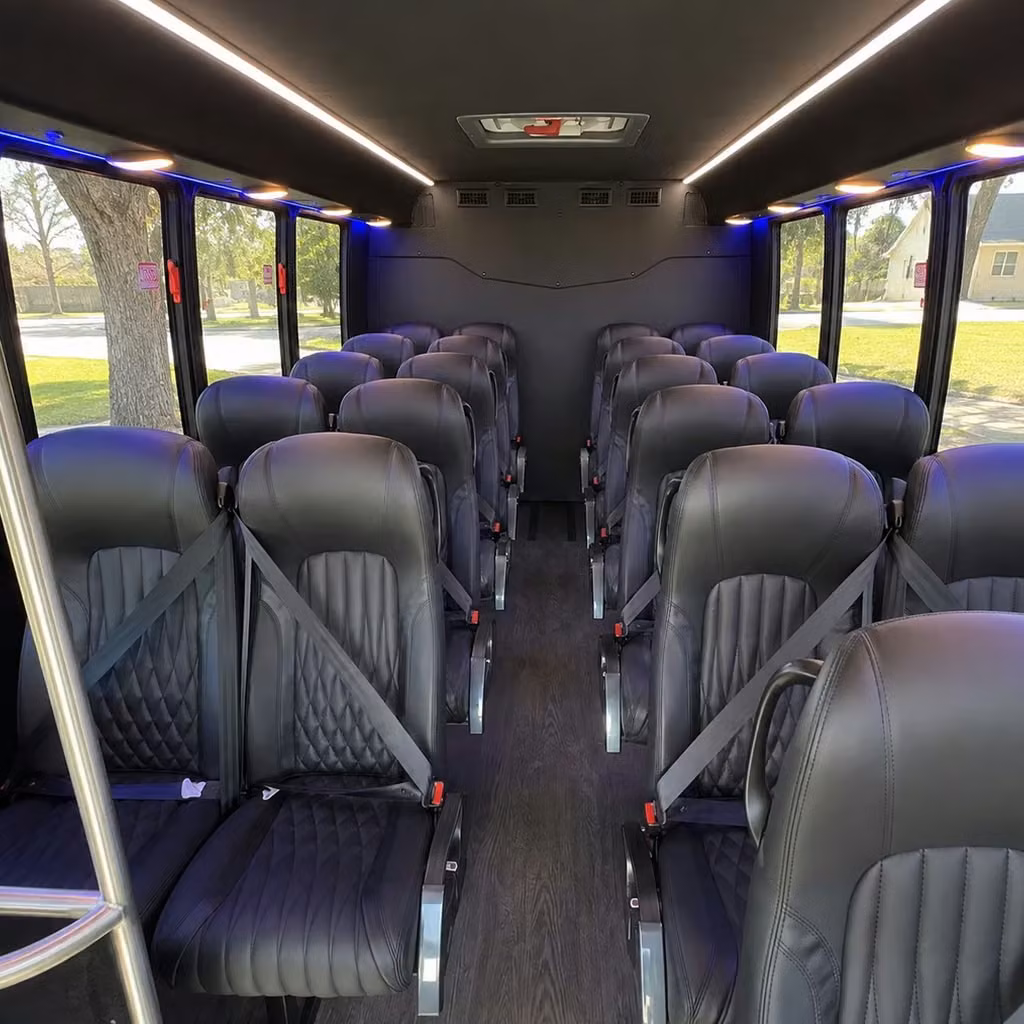 35 passenger minibus interior