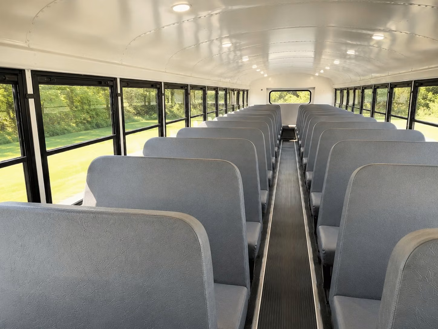 school bus interior