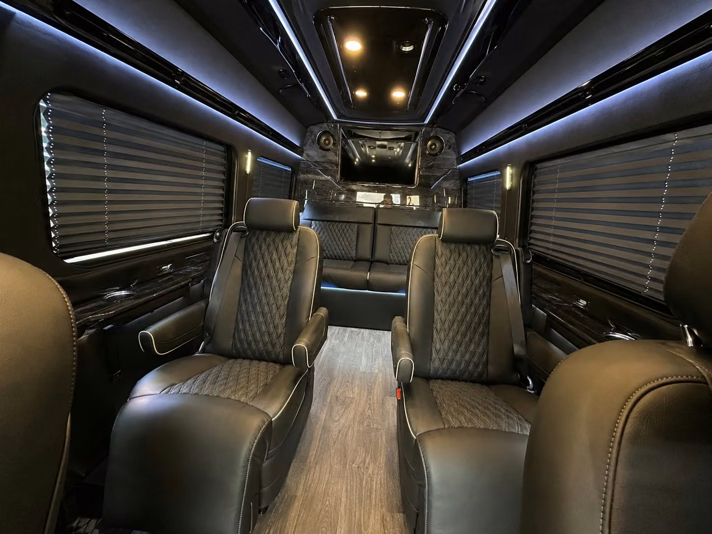 sprinter van with driver interior